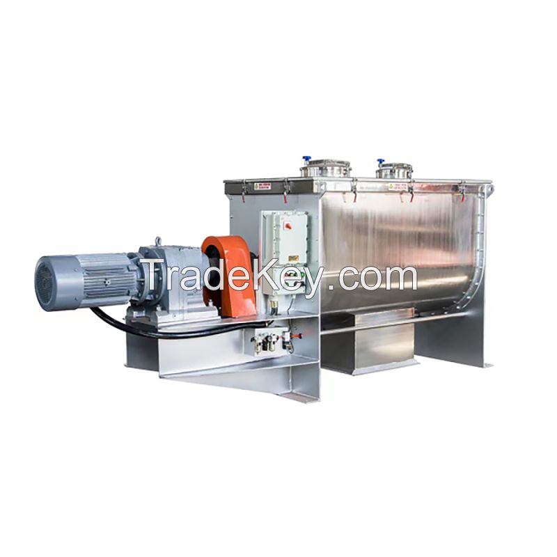 Horizontal Ribbon Mixer Ribbon Blender For Powder Material