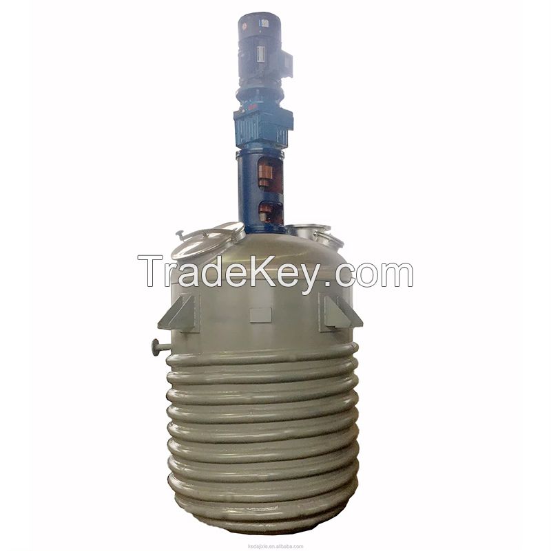 80000L Half Pipe Coil Reactor External Coil Chemical Reaction Kettle Factory Price