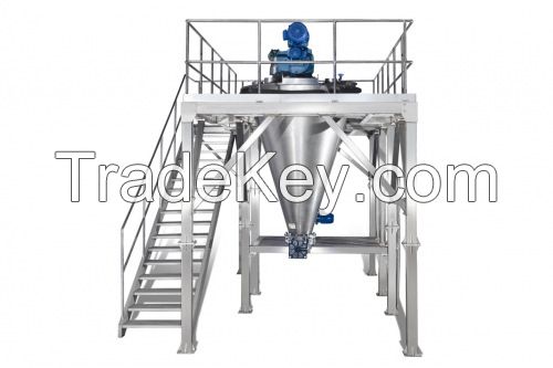 High Quality Powder Blender Conical Twin Screw Mixer SS304 Machine