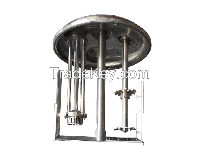 High Viscosity Triple Shaft Mixer For Silicone Sealant, Resin Three Shaft Dispersing Mixer