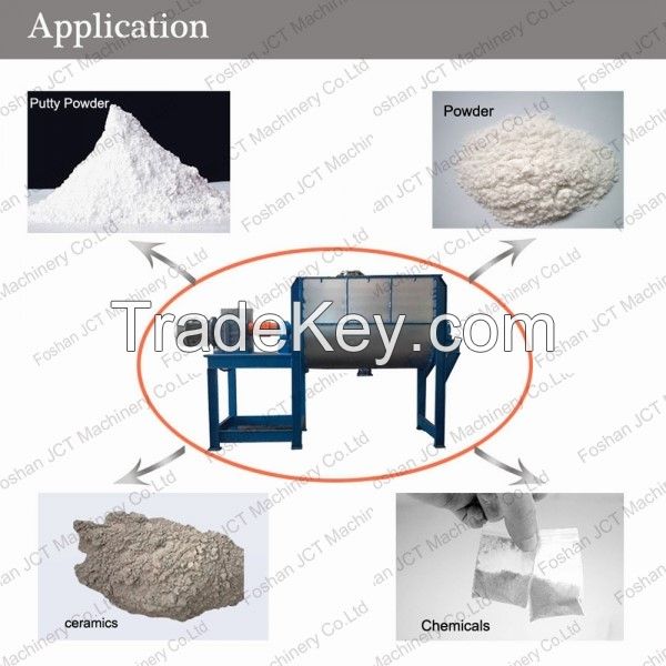 Industrial SS304 Horizontal Ribbon Mixer Cement Powder Blender Machine