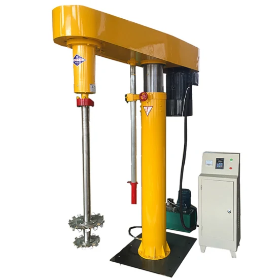 Paint Mixer Manufacturer Automobile Oil  Lab Electric Lifting High Speed Disperser For Paint Ink