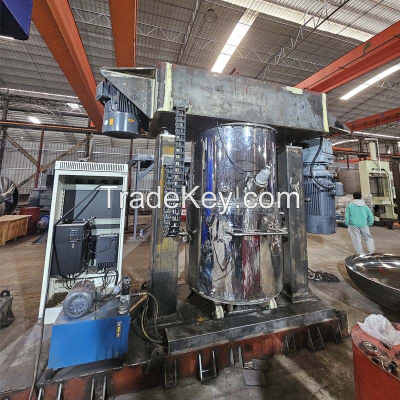 Automated Factory Table Top Planetary Mixer Polyurethane Sealant Manufacturing Equipment Turnkey Projects Technical Formula Dual Shaft Mixer