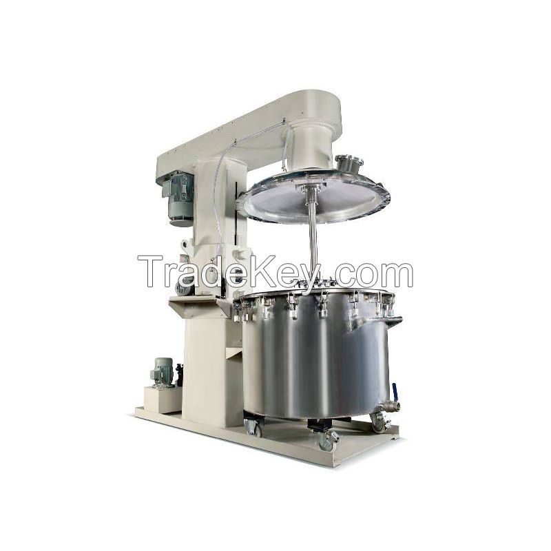 vacuum dual shaft high speed disperser color paint wall mix machine paint disperser mixer