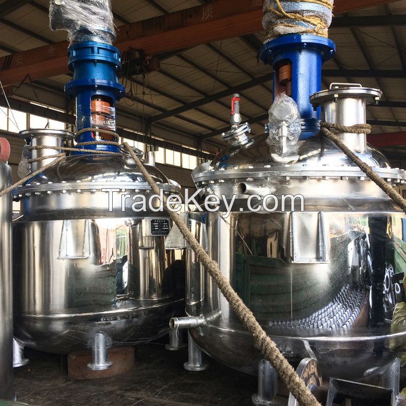 continuous stir tank reactor with plug flow acrylic emulsion making machine reactor China factory