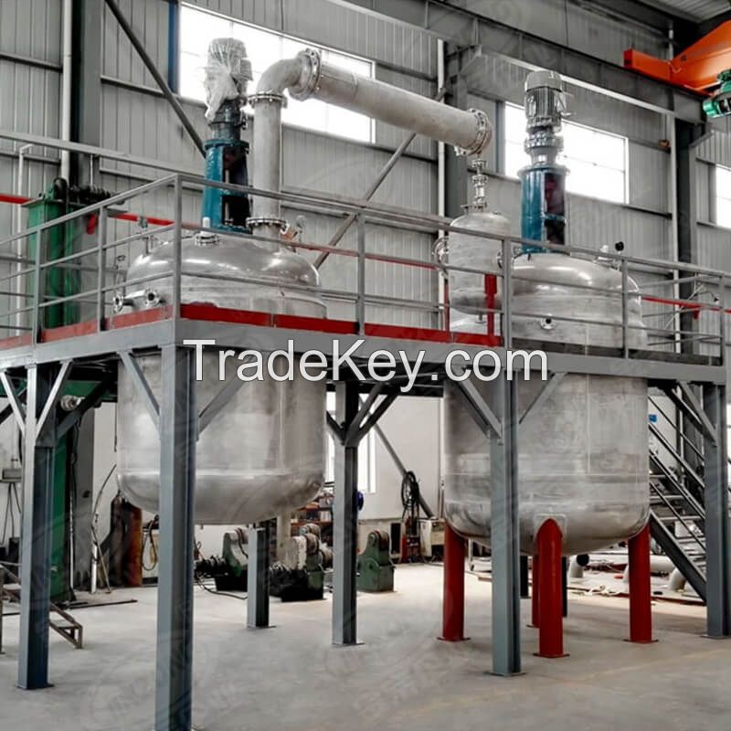 reactor tank for pyrolysis acrylic emulsion making machine reactor China factory