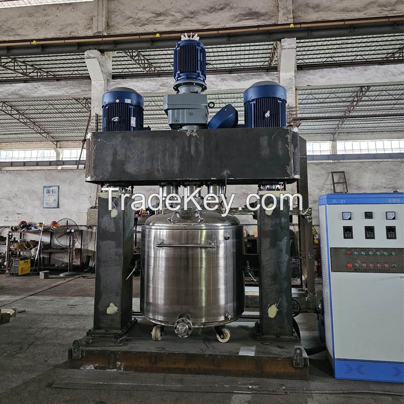 Fully automatic system coal double shaft mixer silicone sealant turnkey project twin shaft mixer