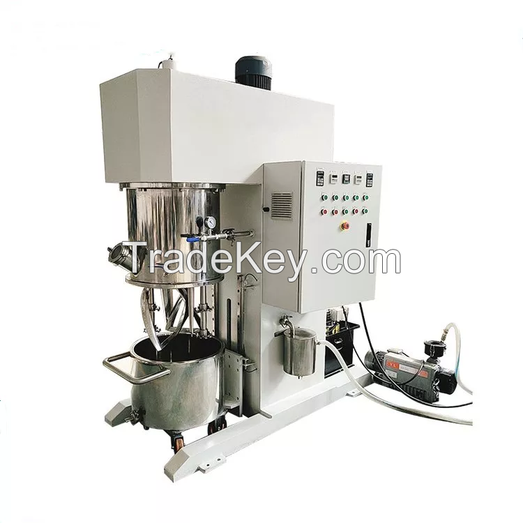 Fully automatic system industrial jacketed cooker with planetary mixer silicone sealant turnkey project twin shaft mixer