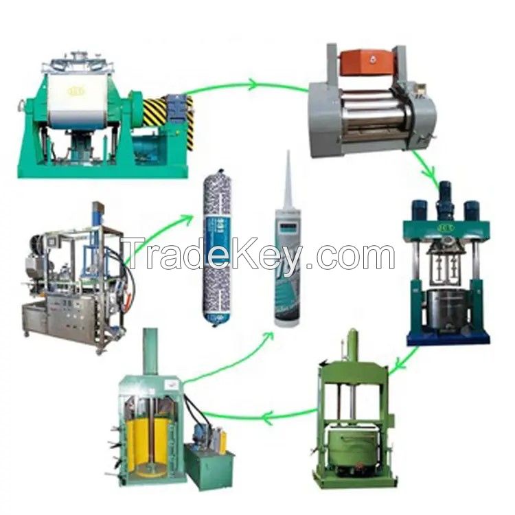 Semi Automatic High Viscosity 300mL 600mL Glass Glue Tube Caratridge Sealant Silicone Filling Machine