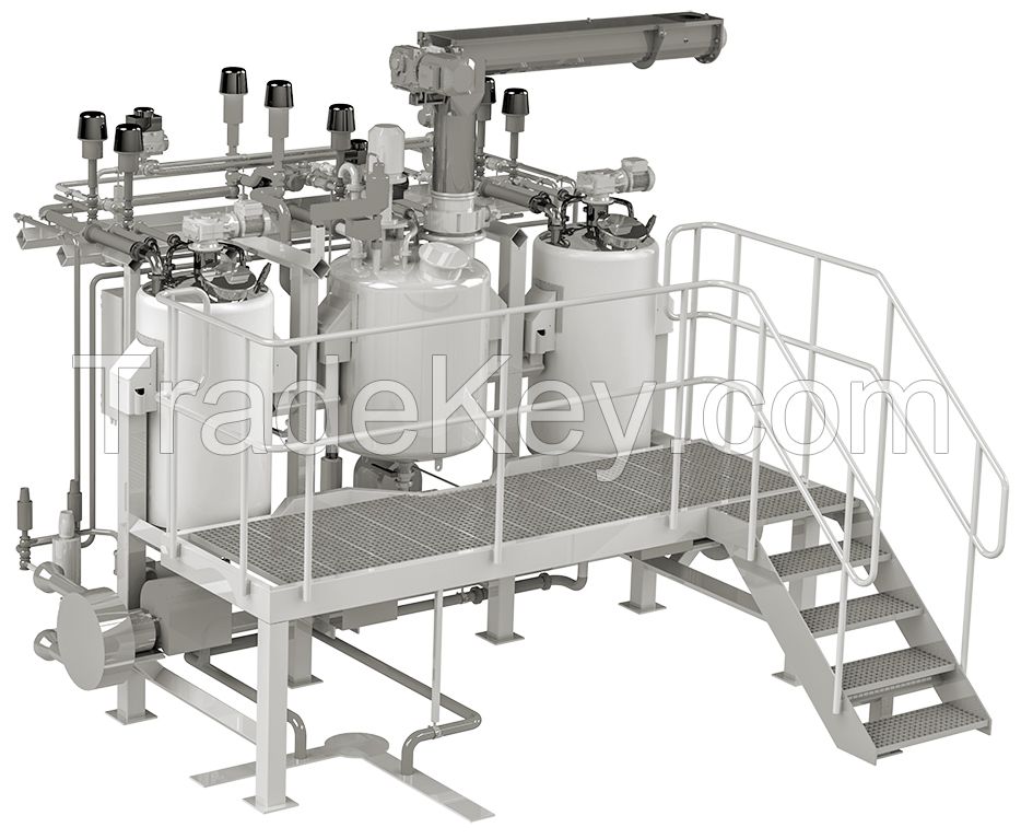 Alkyd Resin Production Factory Machine Stainless Steel Reactor With Filter and Condenser