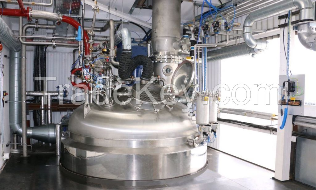 Stainless Steel 304 316 Titanium PTFE PE Enamel Lined Steam Jacketed Heating Agitated Mixing Pressure Chemical Reactor