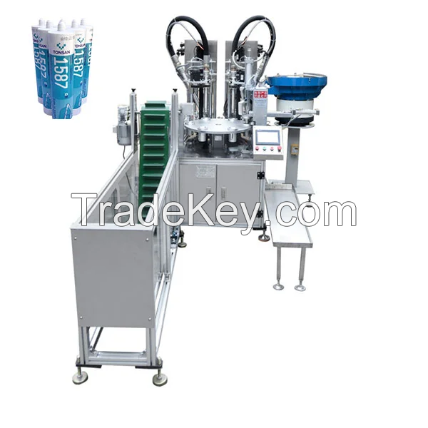 China High Speed Semi-Auto Silicone Sealant Cartridge Filling Machine for Adhesive