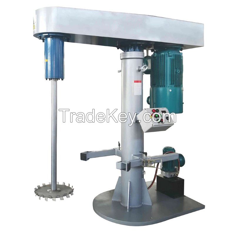 Hydraulic Lifting High Speed Disperser Polyurethane Dispersion Latex Paint Shear Disperser Mixer For Paint