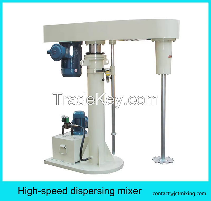 Hydraulic Lifting High Speed Disperser Polyurethane Dispersion Latex Paint Shear Disperser Mixer For Paint