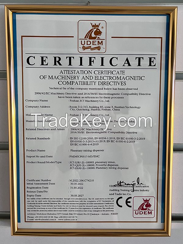 Mixing Equipment Industrial Mixer Mixing Equipment Double Planetary Mixer With CE Certifications