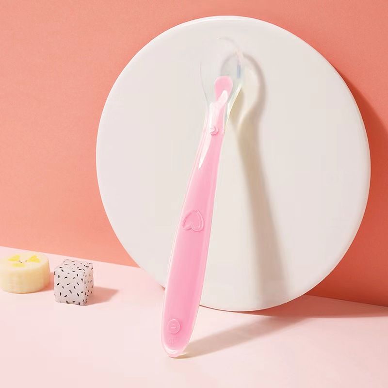 Baby silicone spoon