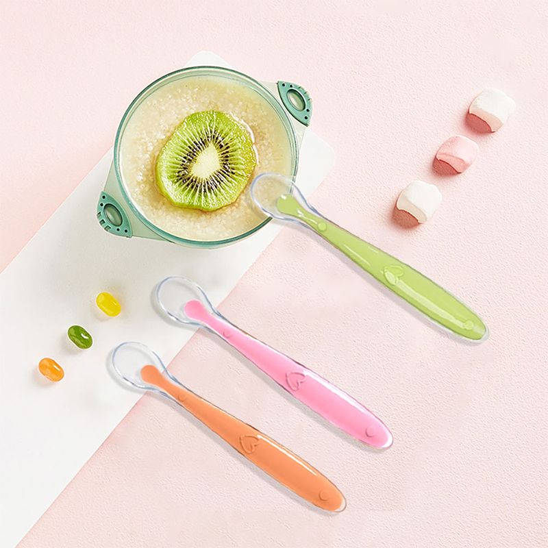 Baby silicone spoon