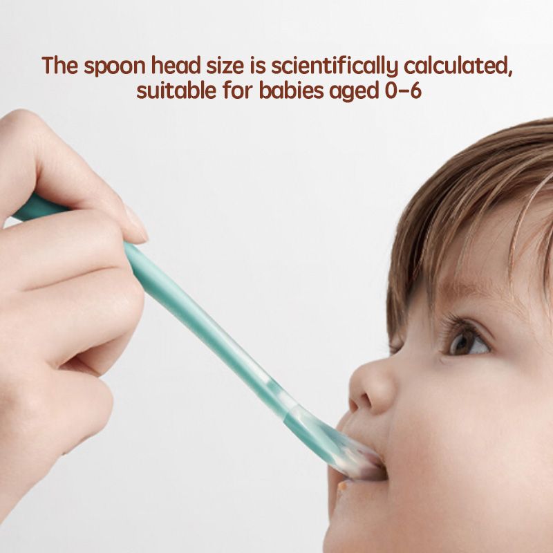 Baby silicone spoon