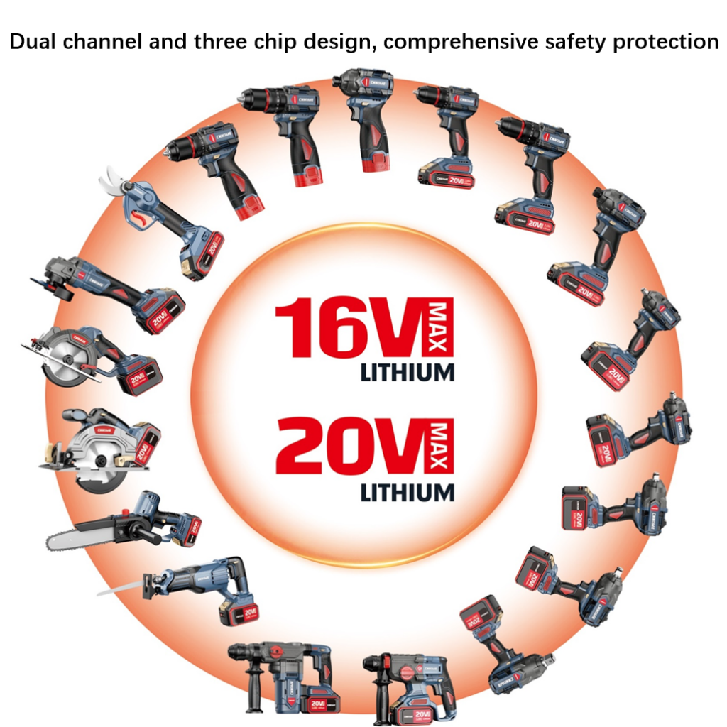 Brushless 2-speed lithium drill cordlesss battery 16V-CD10