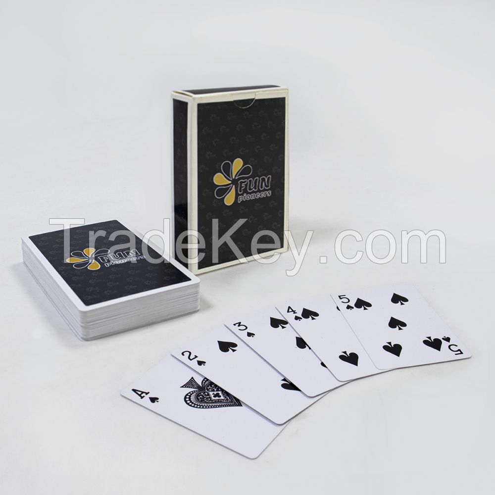 Manufacturer Custom Durable Paper Playing Cards Poker Pvc 100% Plastic Poker Cards Playing Card With Logo