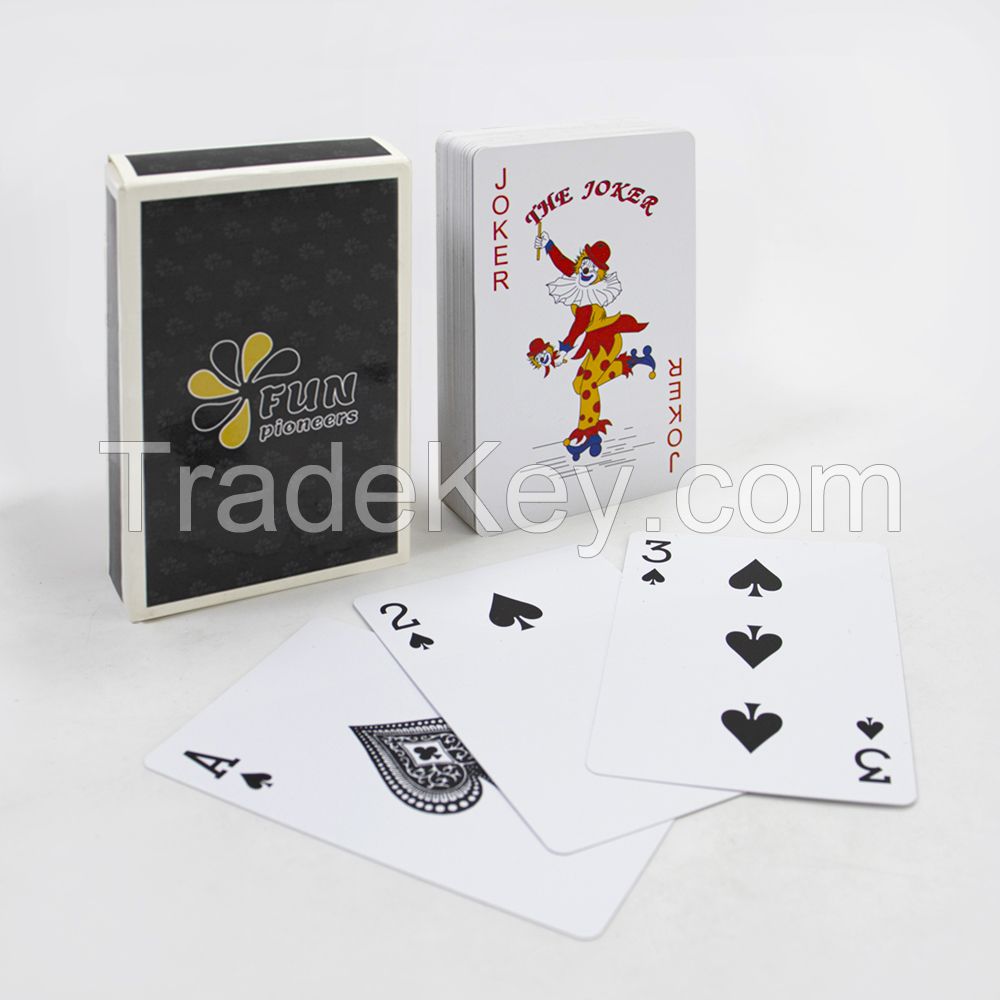 Manufacturer Custom Durable Paper Playing Cards Poker Pvc 100% Plastic Poker Cards Playing Card With Logo