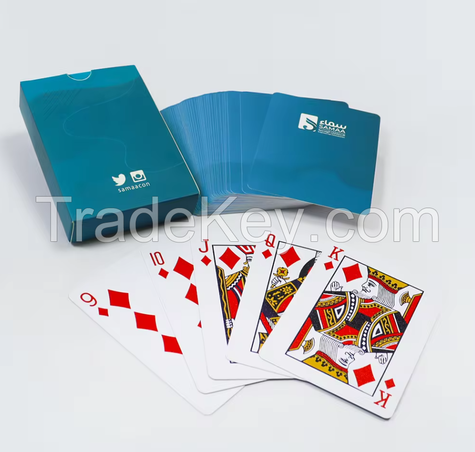 Manufacturing 100% Waterproof Gold Playing Cards Custom Design Plastic Poker Playing Cards With Tuck Box