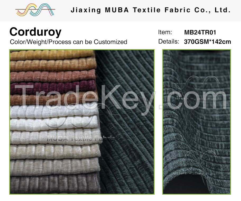 Factory Direct High Quality Low Priced Corduroy Fabric for Sofas Curtains and Other Furniture