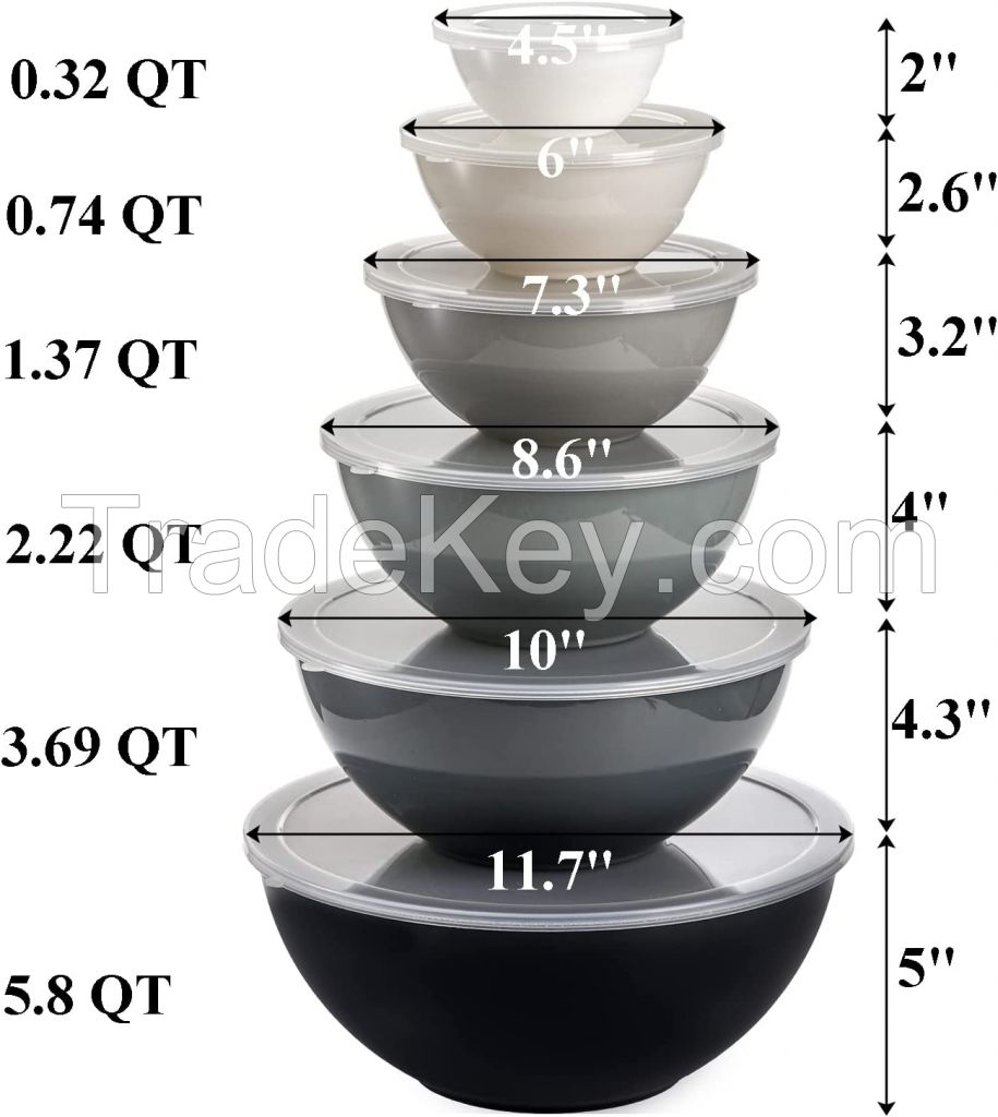 Salad mixing bowl