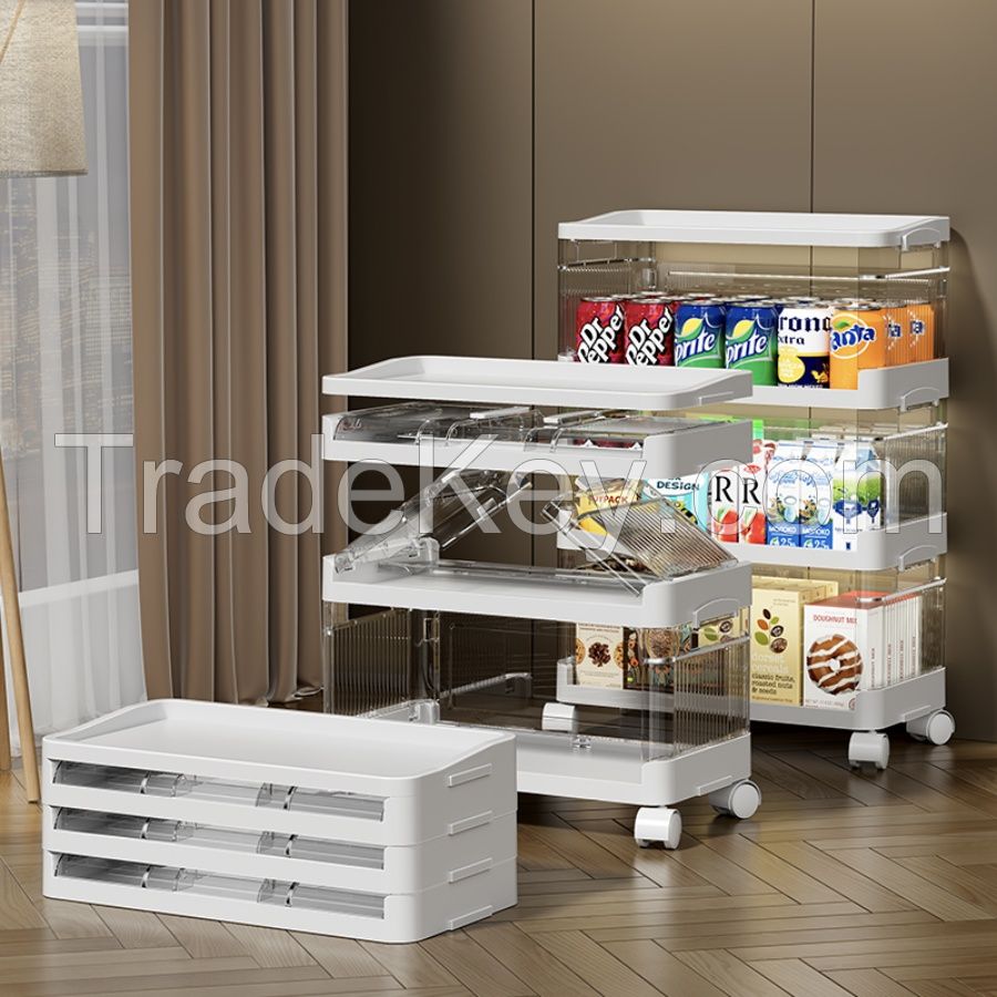 Folding storage rack