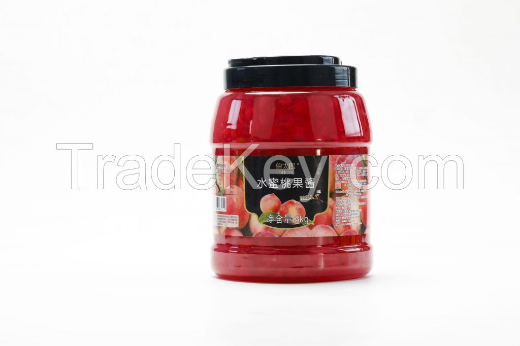 Fruit Jam Nature Fruit Sauce Pulp Peach Jam