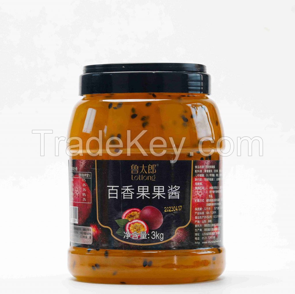 Passion Fruit Jam 3kg bottles Puree Pulp Jam