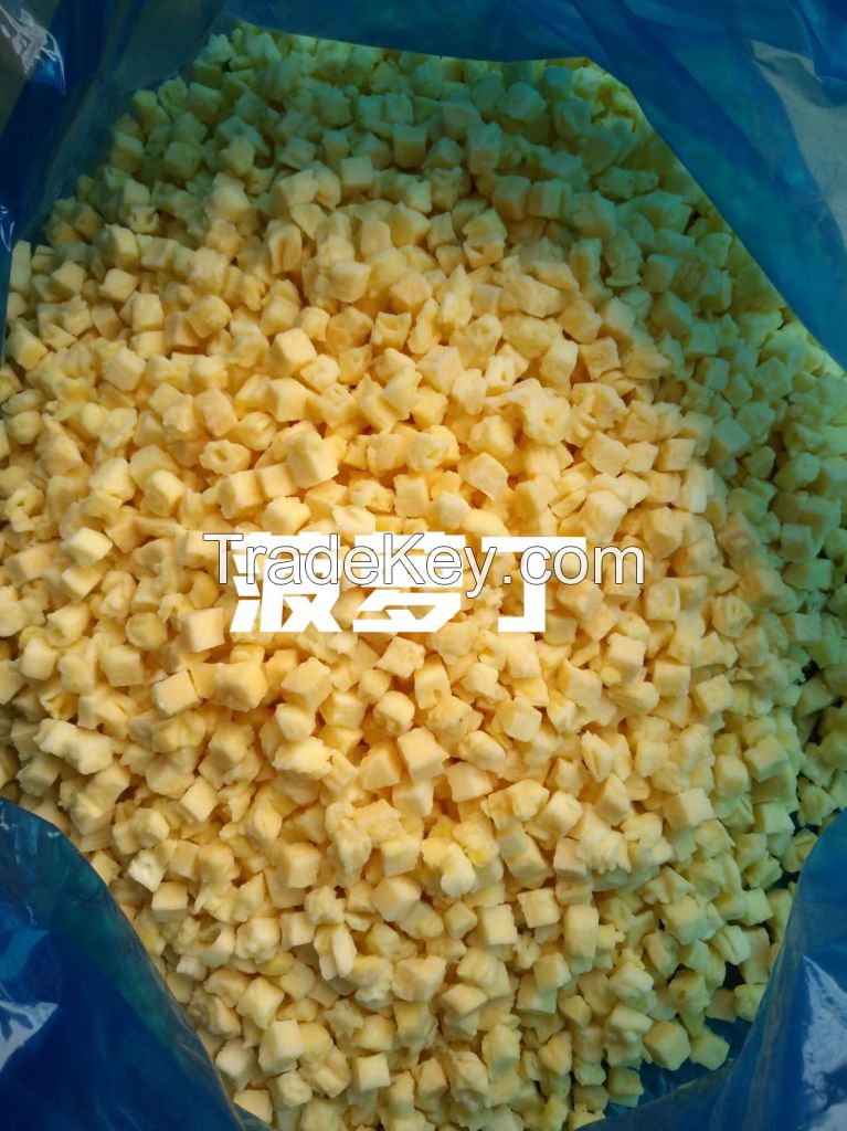 Frozen fruit pineapple fruit fresh  pineapple dice