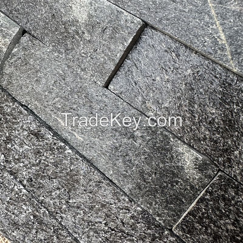 SQUID black cultured stone mushroom rock veneer for villa yard and square