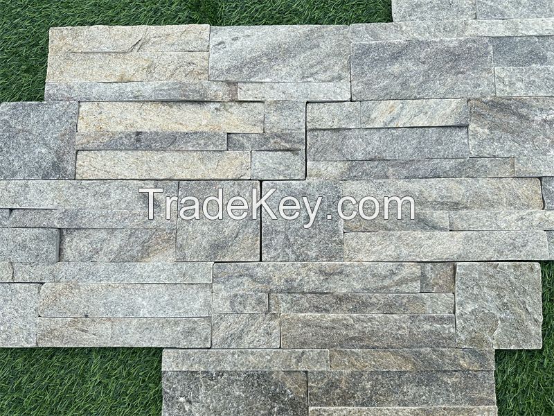 Green cultured stone for extrior walls natural stone thin veneer architectural design