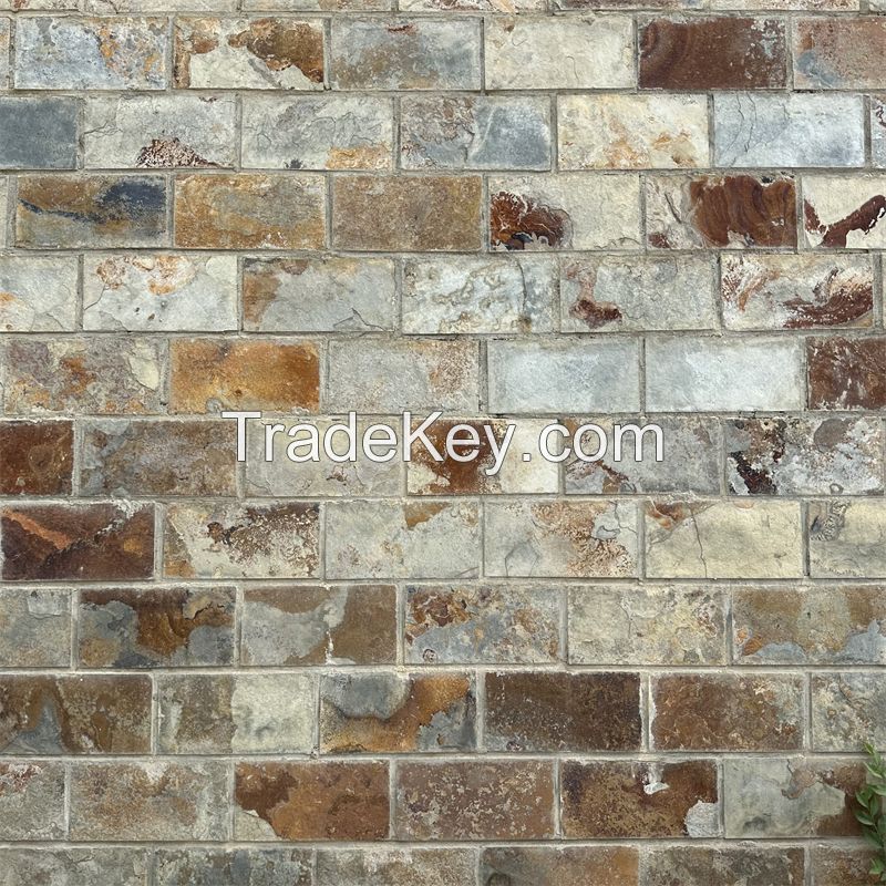 AUTUMN Rustic Multicolor Slate Cultured Stone natural stone tile for extrior walls