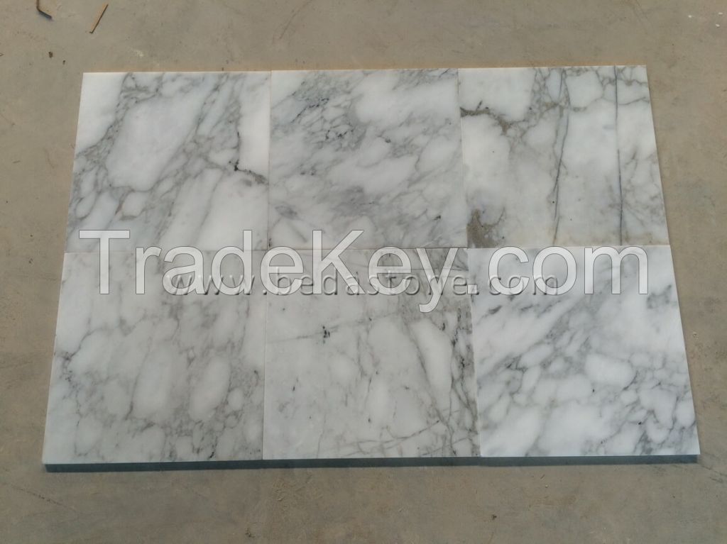 Alaska Cloud White Marble Tiles