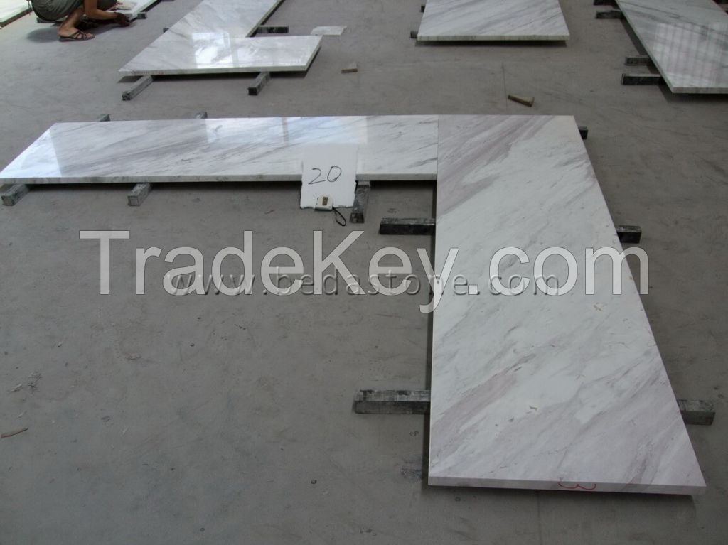 Volakas White Marble Counter Tops