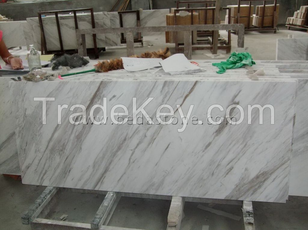 Volakas White Marble Counter Tops