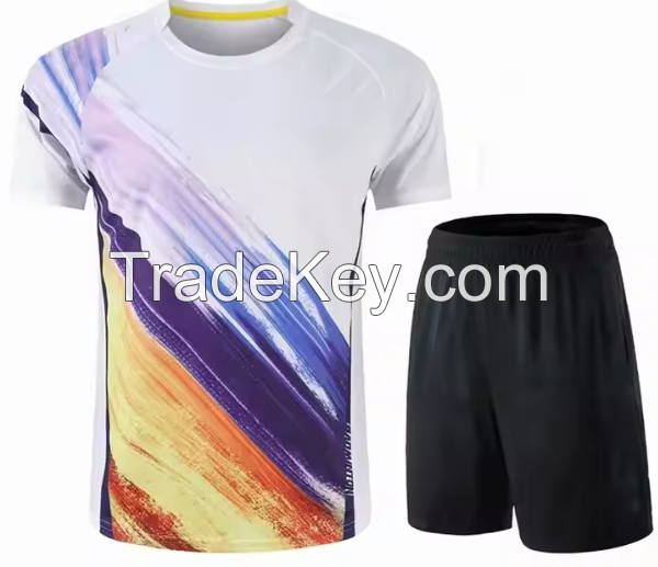 2024 New Badminton Uniforms High Quality Sublimation Sportswear Fashion Badminton Clothing