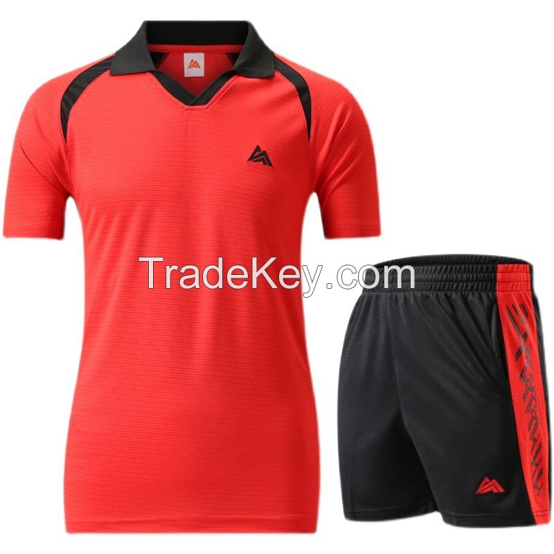 Badminton Jersey Set Printed Air Volleyball Jersey Men&#039;s and Women&#039;s Short Sleeve Student Sportswear Professional Competition Jersey Group Purchase