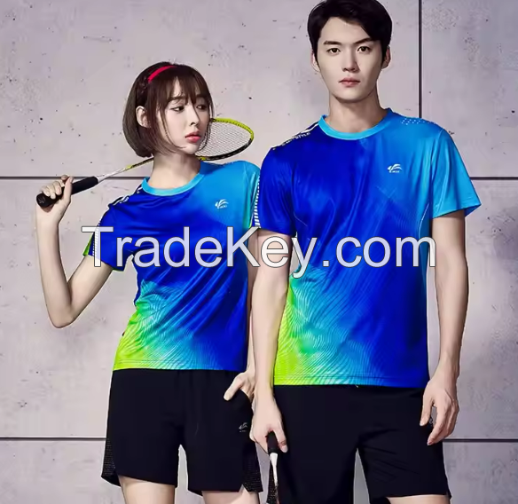 Fast drying badminton jersey OEM tennis jersey breathable badminton jersey