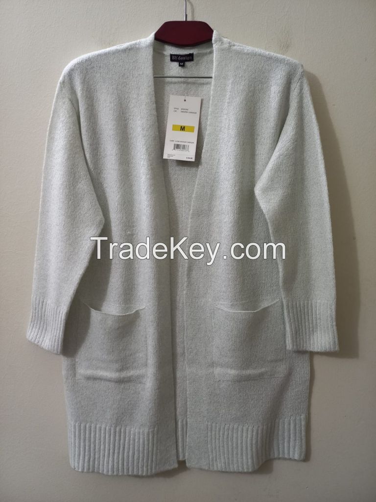 LADIES OPEN LONG CARDIGAN 