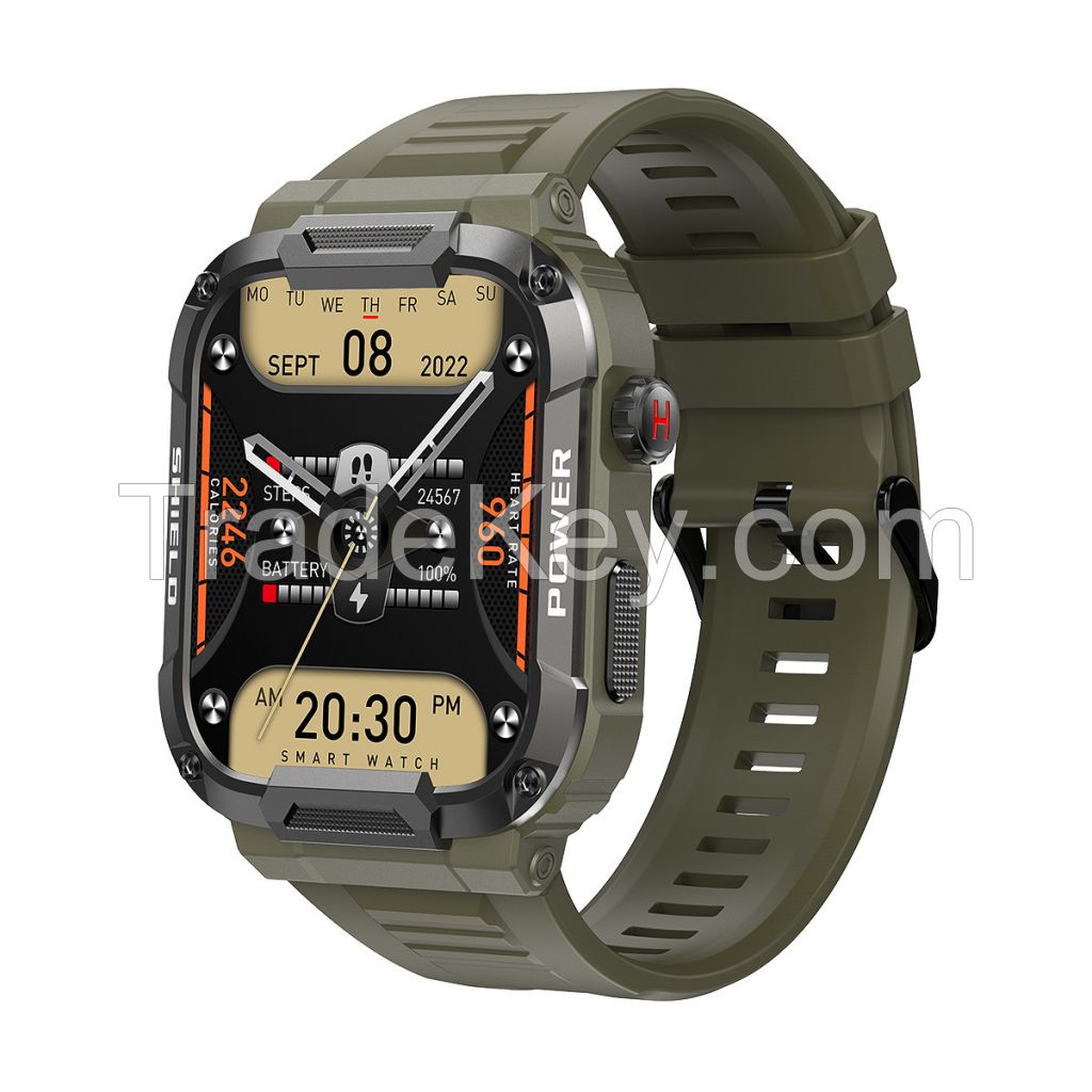 Cross-border MK66 smart bracelet Bluetooth call sleep health monitoring ultra-long life waterproof outdoor sports watch