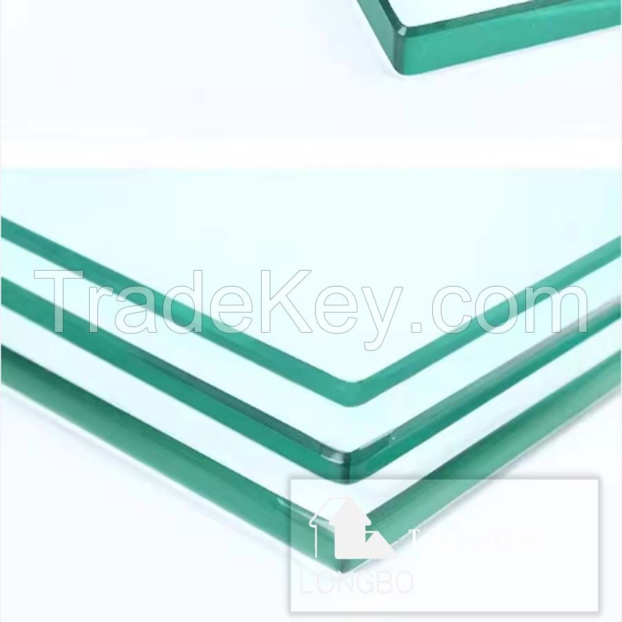 2mm 3mm 4mm 5mm 5.5mm 6mm 8mm 10mm 12mm 15mm 19mm Tempereds Glass with Factory Wholesale Price