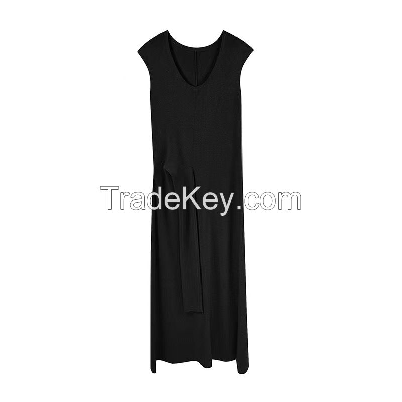 Split knot design dress