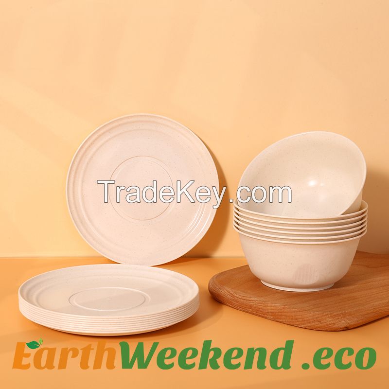 Biodegradable rice husk tableware