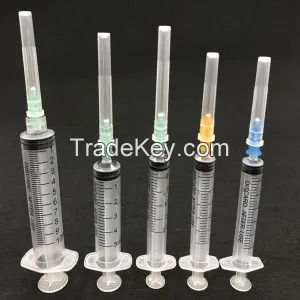 High Quality Disposable Medical Syringe (3-Parts) with CE &ISO