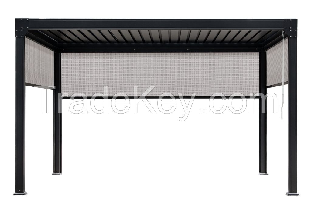 customized pergola design veranda sunroom aluminium louvre bioclimatic pergola outdoor pergola