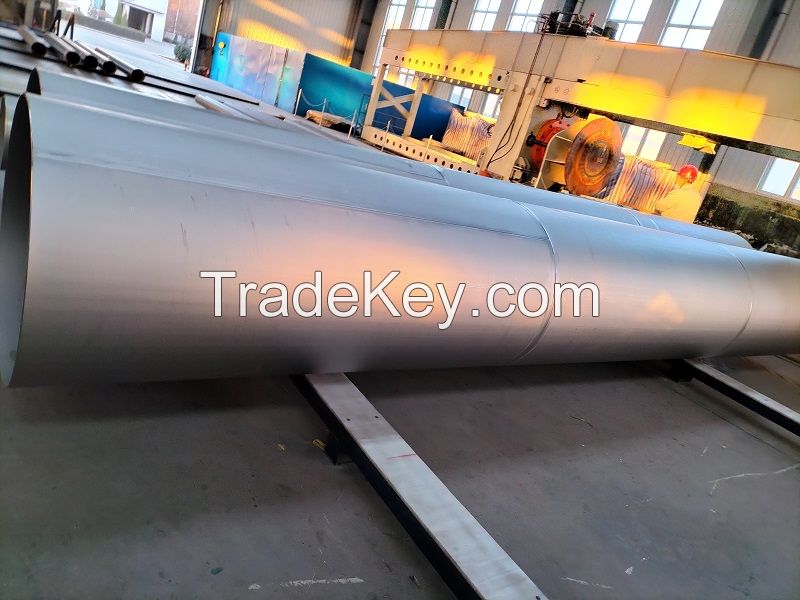 Titanium and titanium alloy steel pipe