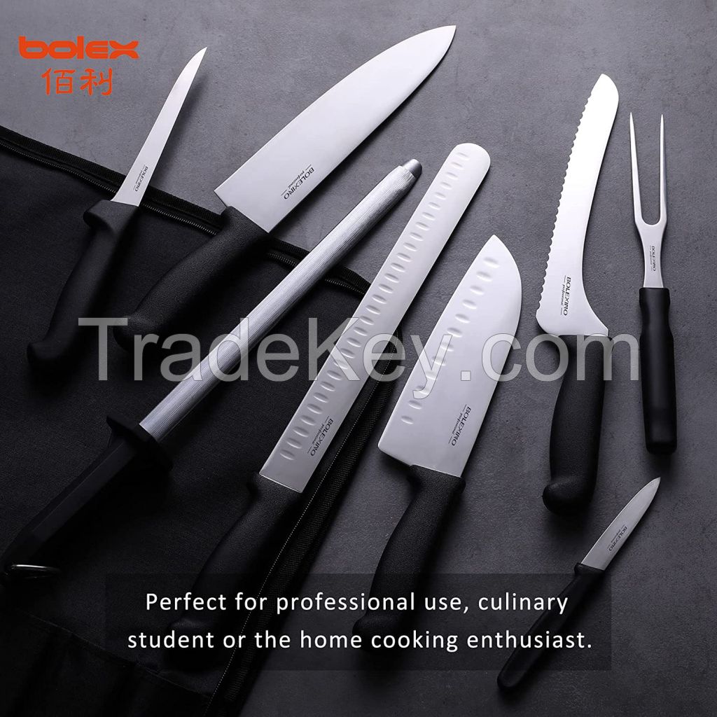 kitchen cook chef knife professional nella china OMCAN commercial restaurant DESHUESADORCOCINA INCH FOODSERVICE RESTAURANT PADERNO KNIVES slicer paring meat santoku knives